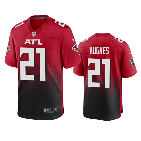 Men's Atlanta Falcons #21 Mike Hughes Nike Red 2nd Alternate Vapor Limited Jersey