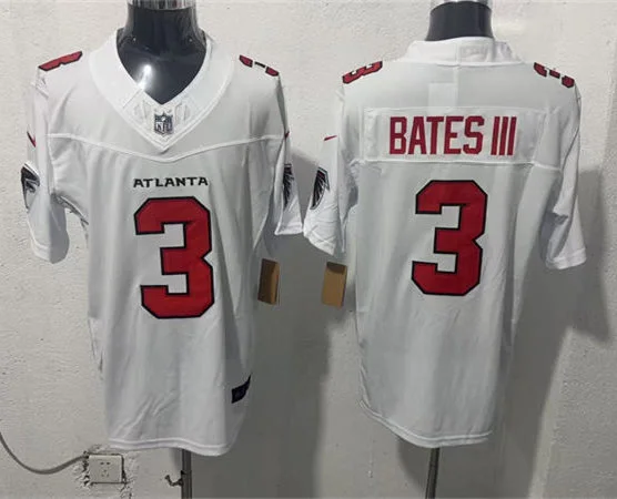 Men's Atlanta Falcons #3 Jessie Bates III Nike 2026 White Vapor F.U.S.E. Limited Jersey