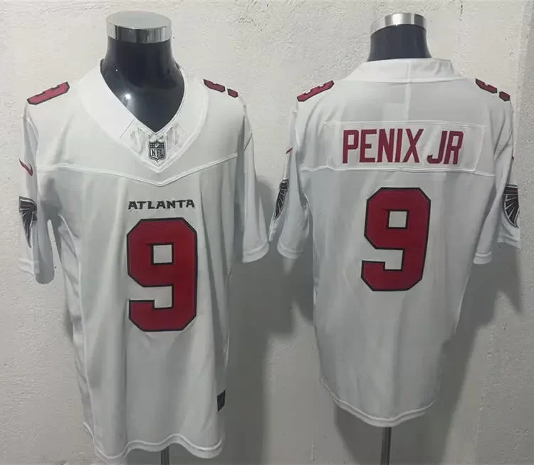 Men's Atlanta Falcons #9 Michael Penix Jr. Nike 2026 White Vapor F.U.S.E. Limited Jersey