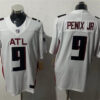 Men's Atlanta Falcons #9 Michael Penix Jr. Nike White Vapor Limited Jersey