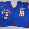 Denver Nuggets #15 Nikola Jokic Blue 2022-23 Statement Edition Jersey