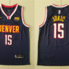 Mens Denver Nuggets #15 Nikola Jokic Nike Navy NBA Icon Edition Jersey
