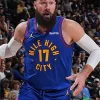 Mens Denver Nuggets #17 Jonas Valanciunas Blue Statement Edition Swingman Jersey