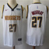 Mens Denver Nuggets #27 Jamal Murray Nike White Association Edition Jersey