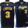 Men's Denver Nuggets #3 Ty Lawson Navy Blue Jersey