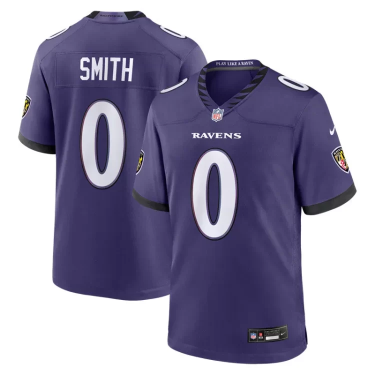 Men's Baltimore Ravens #0 Roquan Smith Nike 2026 Next Flight Purple Vapor F.U.S.E Limited Jersey