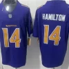 Men's Baltimore Ravens #14 Kyle Hamilton Nike Purple Alternate Vapor F.U.S.E 2026 Next Flight Jersey