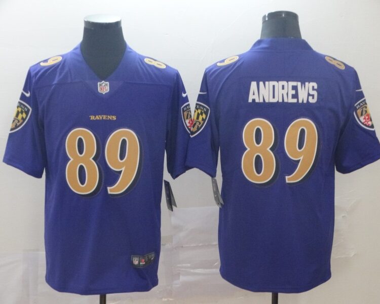 Men's Baltimore Ravens #89 Mark Andrews Nike Purple Alternate Vapor F.U.S.E 2026 Next Flight Jersey