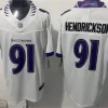 Mens Baltimore Ravens #91 Trey Hendrickson Nike 2026 Next Flight White Vapor Vapor F.U.S.E Limited Jersey