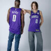 Mens Sacramento Kings #0 Malik Monk Purple Nike Hardwood Classics Player Jersey
