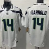 Men's Seattle Seahawks #14 Sam Darnold Nike White Vapor F.U.S.E. Limited Jersey