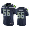 Mens Seattle Seahawks #56 Jordyn Brooks Nike College Navy Team Color Vapor Limited Jersey
