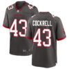 Mens Tampa Bay Buccaneers #43 Ross Cockrell Nike Pewter Alternate Vapor Limited Jersey