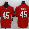 Men's Tampa Bay Buccaneers #45 Devin White Nike Red Home Vapor Limited Jersey