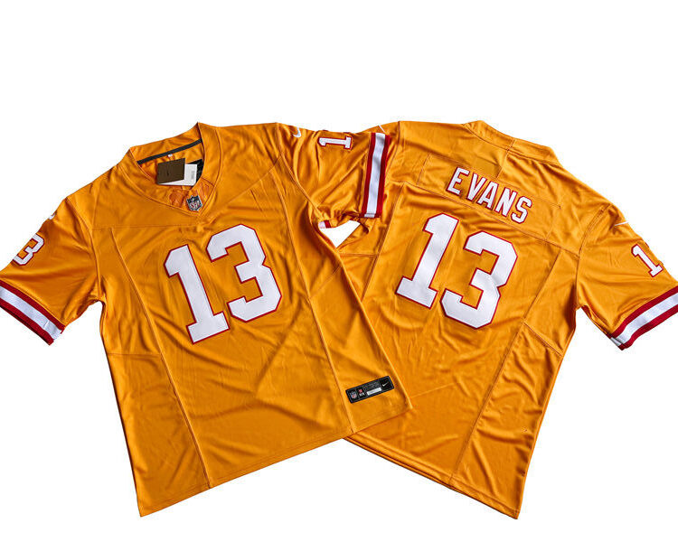 Mens Tampa Bay Buccaneers #13 Mike Evans Nike Orange Retro Vapor F.U.S.E. Limited Jersey