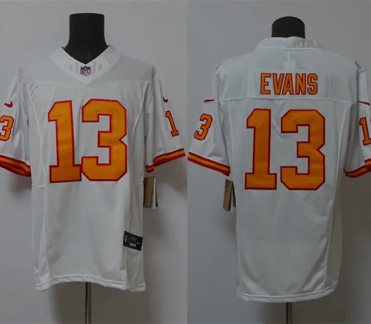 Mens Tampa Bay Buccaneers #13 Mike Evans Nike White 50th Season F.U.S.E. Limite Jersey