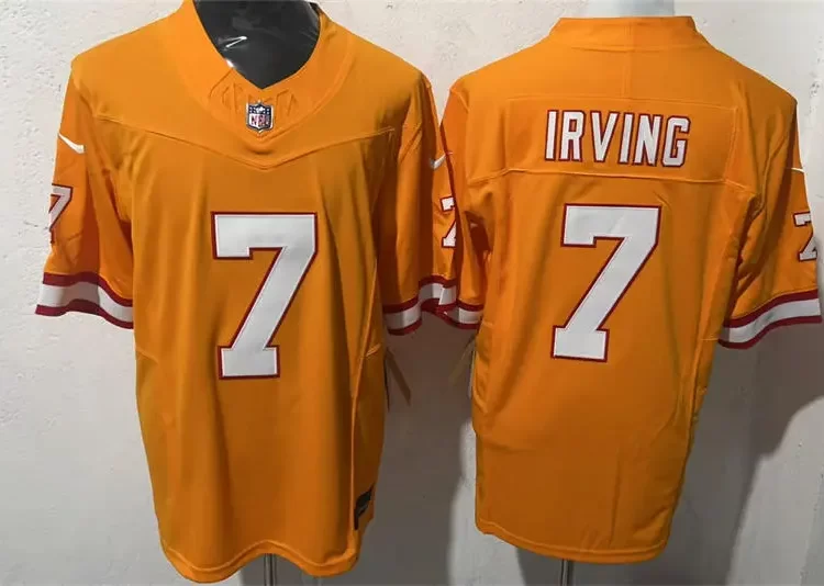 Mens Tampa Bay Buccaneers #7 Bucky Irving Nike Orange Retro Vapor F.U.S.E. Limited Jersey