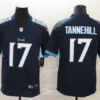 Men's Tennessee Titans #17 Ryan Tannehill Nike Navy Vapor Untouchable Limited Jersey