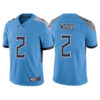 Mens Tennessee Titans #2 Robert Woods Nike Light Blue Alternate Vapor Untouchable Limited Jersey