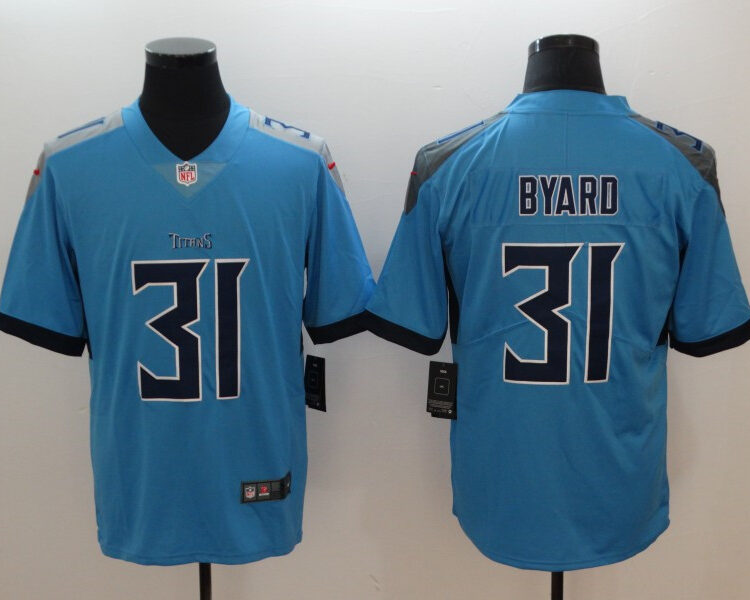 Men's Tennessee Titans #31  Kevin Byard Nike Light Blue Vapor Untouchable Limited Jersey