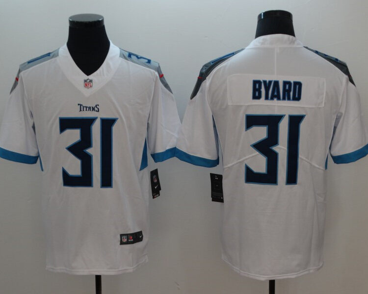Men's Tennessee Titans #31  Kevin Byard Nike White Vapor Untouchable Limited Jersey