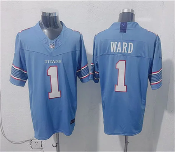 Mens Tennessee Titans #1 Cam Ward Nike 2026 Light Blue Vapor F.U.S.E. Limited Jersey