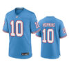 Mens Tennessee Titans #10 DeAndre Hopkins Nike Light Blue Oilers Throwback Vapor F.U.S.E. Limited Jersey