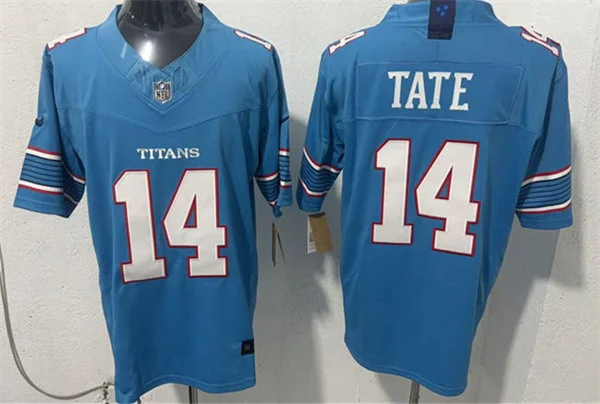 Mens Tennessee Titans #14 Carnell Tate Nike 2026 Light Blue Vapor F.U.S.E. Limited Jersey