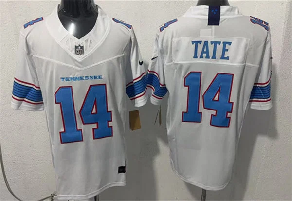 Mens Tennessee Titans #14 Carnell Tate Nike 2026 White Vapor F.U.S.E. Limited Jersey