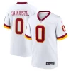 Mens Washington Commanders #0 Mike Sainristil White REDSKINS ERA Retro Nike Vapor F.U.S.E. Limited Jersey