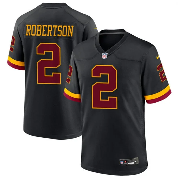 Mens Washington Commanders #2 Amik Robertson 2026 Black Alternate Vapor F.U.S.E.Limited Jersey