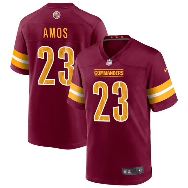 Mens Washington Commanders #23 Trey Amos Nike Burgundy Team Color Vapor Limited Jersey