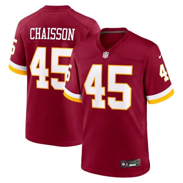 Mens Washington Commanders #45 K'Lavon Chaisson Nike 2026 Burgundy Vapor F.U.S.E.Limited Jersey
