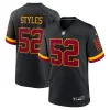 Mens Washington Commanders #52 Sonny Styles 2026 Black Alternate Vapor F.U.S.E.Limited Jersey