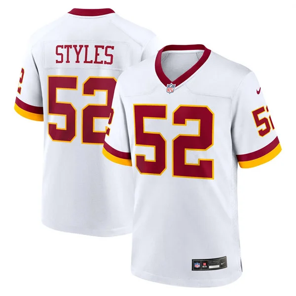 Mens Washington Commanders #52 Sonny Styles Nike 2026 White Away Vapor F.U.S.E.Limited Jersey