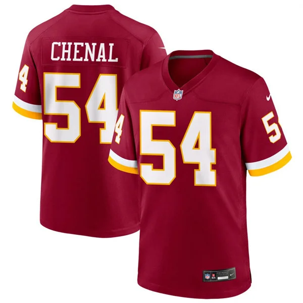 Mens Washington Commanders #54 Leo Chenal Nike 2026 Burgundy Vapor F.U.S.E.Limited Jersey