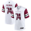 Mens Washington Commanders #74 Brandon Coleman Nike White Away Vapor Limited Jersey