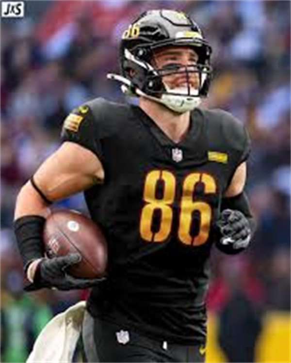 Mens Washington Commanders #86 Zach Ertz Black Alternate Vapor Limited Jersey