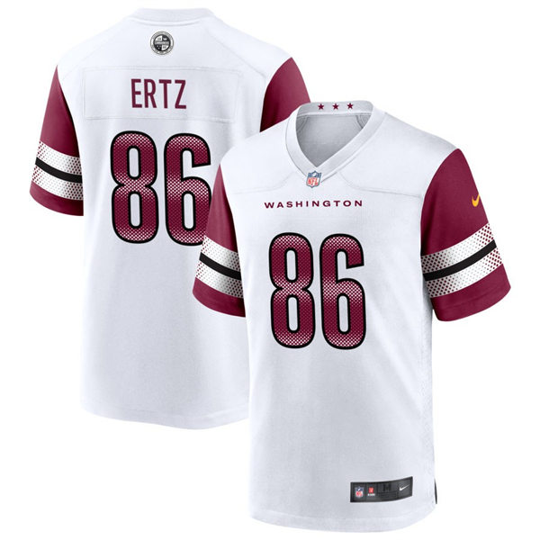 Mens Washington Commanders #86 Zach Ertz Nike White Away Vapor Limited Jersey