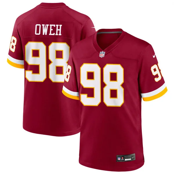 Mens Washington Commanders #98 Odafe Oweh Nike 2026 Burgundy Vapor F.U.S.E.Limited Jersey