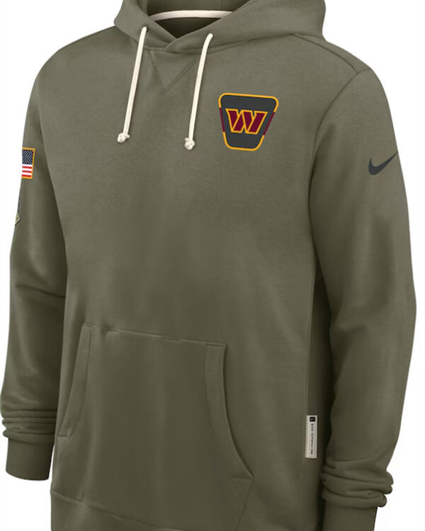 Washington Commanders Nike Olive 2025 Salute to Service Hoodie Embroidered Quality