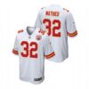 Men's Kansas City Chiefs #32 Tyrann Mathieu Nike White Game Player Football Jersey