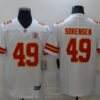 Men's Kansas City Chiefs #49 Daniel Sorensen  Nike White Game Player Football Jersey