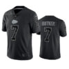 Mens Kansas City Chiefs #7 Harrison Butker Black Reflective Limited Jersey