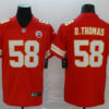 Men's Kansas City Chiefs Retired Player #58 Derrick Thomas Nike Red Game Player Football Jersey