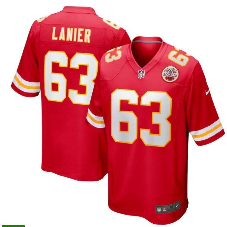 Men's Kansas City Chiefs Retired Player #63 Willie Lanier Nike Red Vapor Untouchable Limited Jersey