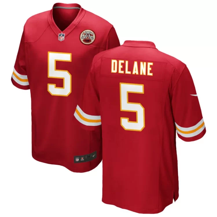 Men's Kansas City Chiefs #5 Mansoor Delane Nike Red Vapor F.U.S.E. Limited Jersey