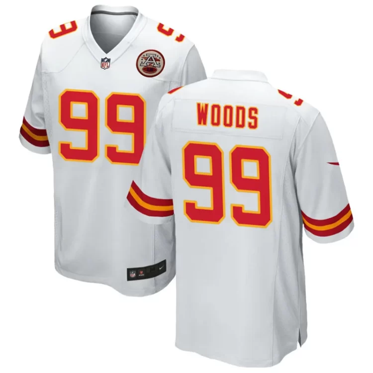 Men's Kansas City Chiefs #99 Peter Woods Nike White Vapor F.U.S.E. Limited Jersey