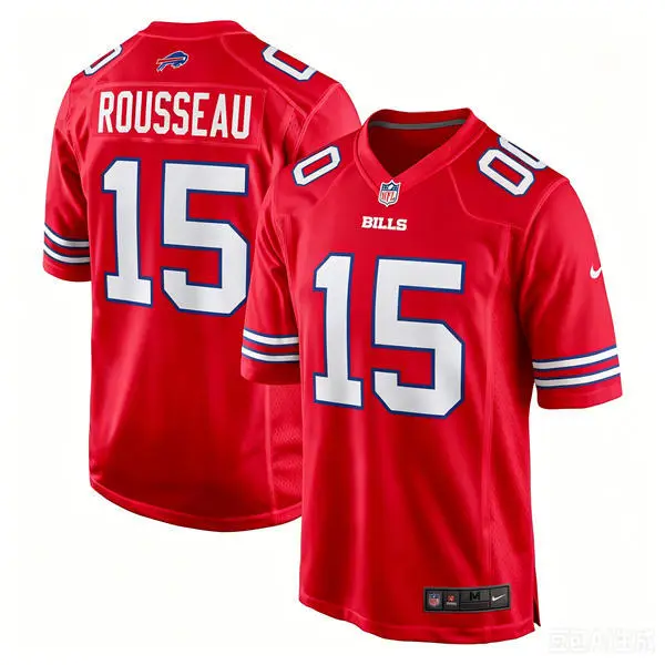 Men's Buffalo Bills #15 Gregory Rousseau Nike Red Alternate Vapor F.U.S.E. Limited Jersey