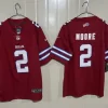 Mens Buffalo Bills #2 D.J. Moore Nike Red Alternate Vapor F.U.S.E. Limited Jersey